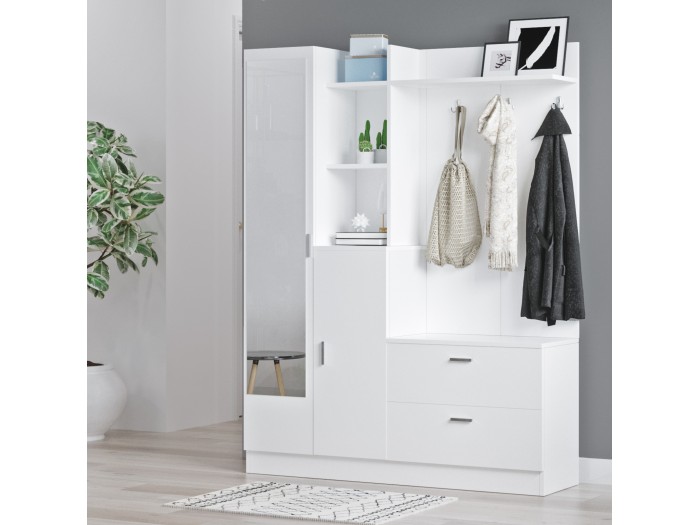 Портманто WISDOM DD5-W (бяло)